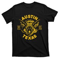 Austin Bat Bat City Texas Tx Est Established 1839 Design T-Shirt