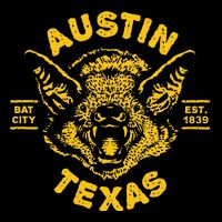 Austin Bat Bat City Texas Tx Est Established 1839 Design 16 in Basic Backpack