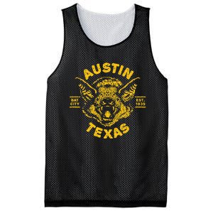 Austin Bat Bat City Texas Tx Est Established 1839 Design Mesh Reversible Basketball Jersey Tank