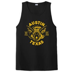 Austin Bat Bat City Texas Tx Est Established 1839 Design PosiCharge Competitor Tank