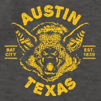 Austin Bat Bat City Texas Tx Est Established 1839 Design Vector Backpack