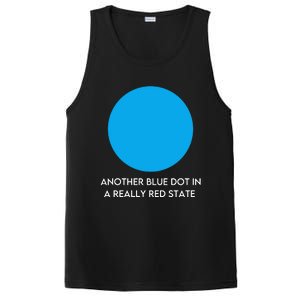 Another Bright Blue Dot In A Really Red State Funny PosiCharge Competitor Tank