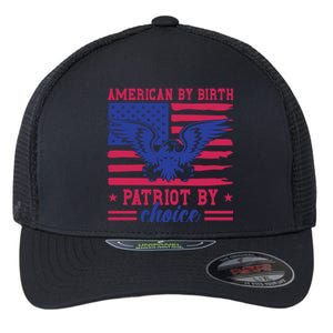 American By Birth Patriot By Choice Flexfit Unipanel Trucker Cap