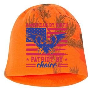 American By Birth Patriot By Choice Kati - Camo Knit Beanie