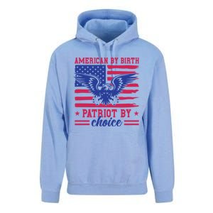 American By Birth Patriot By Choice Unisex Surf Hoodie