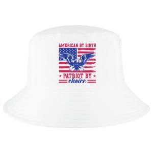 American By Birth Patriot By Choice Cool Comfort Performance Bucket Hat