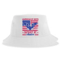 American By Birth Patriot By Choice Sustainable Bucket Hat