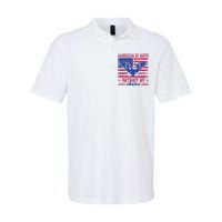 American By Birth Patriot By Choice Softstyle Adult Sport Polo