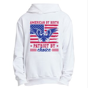 American By Birth Patriot By Choice Urban Pullover Hoodie