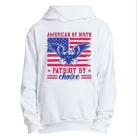 American By Birth Patriot By Choice Urban Pullover Hoodie