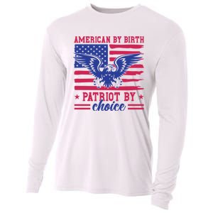 American By Birth Patriot By Choice Cooling Performance Long Sleeve Crew