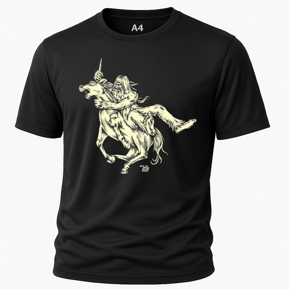 Ames Bros Bigfoot Vs Unicorn Performance Shirt