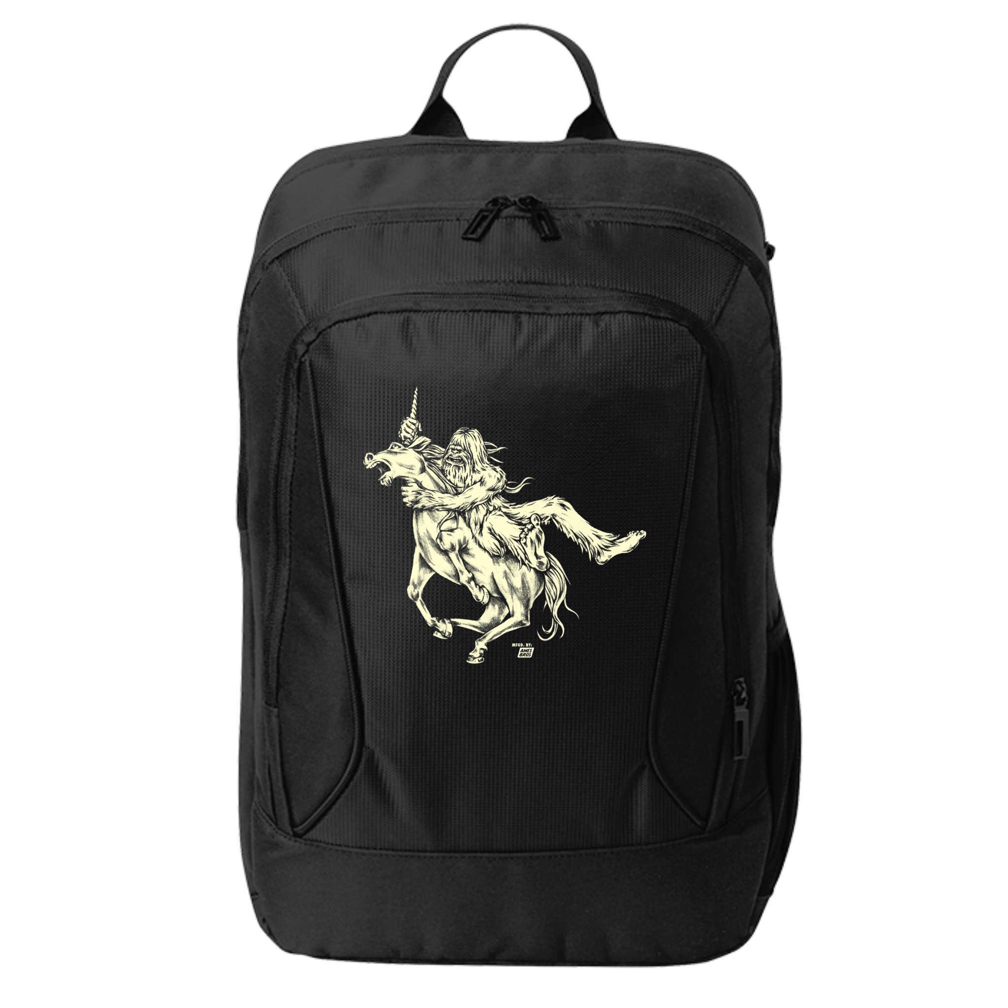 Ames Bros Bigfoot Vs Unicorn City Backpack
