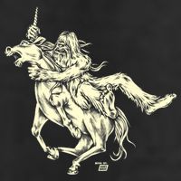 Ames Bros Bigfoot Vs Unicorn Golf Towel