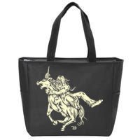 Ames Bros Bigfoot Vs Unicorn Zip Tote Bag