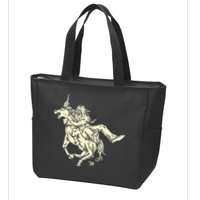 Ames Bros Bigfoot Vs Unicorn Zip Tote Bag