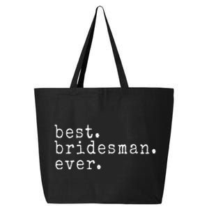 Awesome Best. Bridesman. Ever. Funny Meme Gift 25L Jumbo Tote