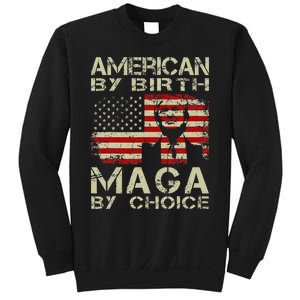 American By Birth Maga By Choice Pro Trump 2024 Us Flag Sweatshirt