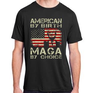 American By Birth Maga By Choice Pro Trump 2024 Us Flag Adult ChromaSoft Performance T-Shirt