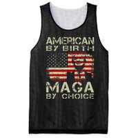 American By Birth Maga By Choice Pro Trump 2024 Us Flag Mesh Reversible Basketball Jersey Tank