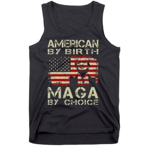 American By Birth Maga By Choice Pro Trump 2024 Us Flag Tank Top