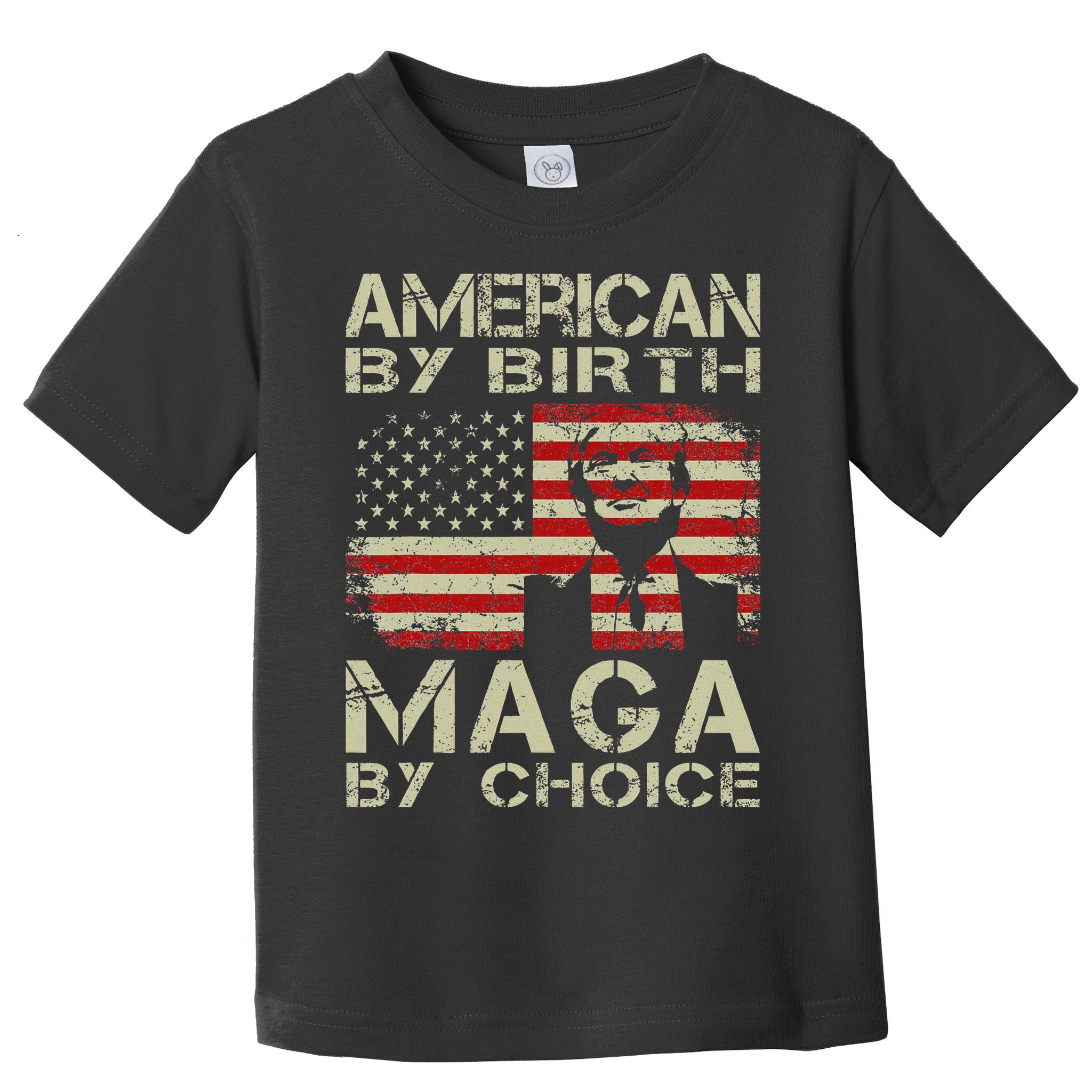 American By Birth Maga By Choice Trump 2024 Toddler T-Shirt
