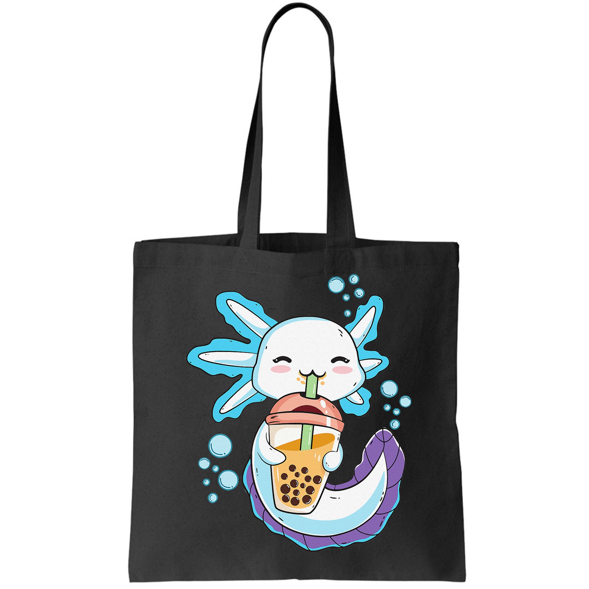 Axolotl Boba Bubble Tea Kawaii Anime Japanese  Teen   Bag
