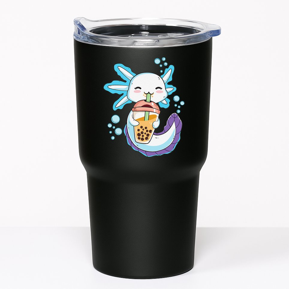 Axolotl Boba Bubble Tea Kawaii Anime Japanese  Teen   Tumbler