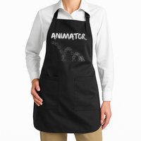 Animator Bouncing Ball For Animators Full-Length Apron With Pockets