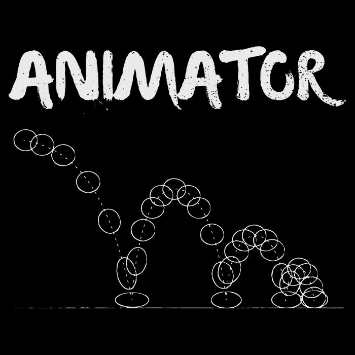 Animator Bouncing Ball For Animators Full-Length Apron With Pockets