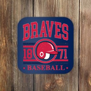 Atlanta Brave Baseball 1872 Team Supporter Coaster