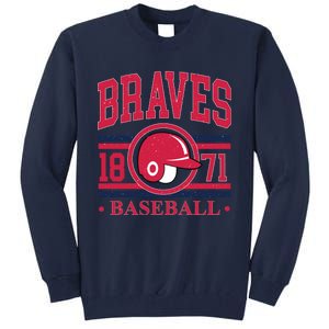 Atlanta Brave Baseball 1872 Team Supporter Tall Sweatshirt