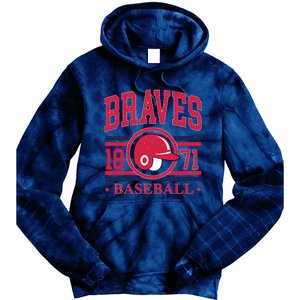 Atlanta Brave Baseball 1872 Team Supporter Tie Dye Hoodie