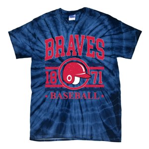 Atlanta Brave Baseball 1872 Team Supporter Tie-Dye T-Shirt