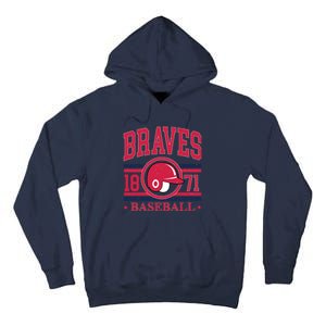 Atlanta Brave Baseball 1872 Team Supporter Tall Hoodie