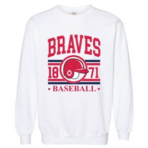 Atlanta Brave Baseball 1872 Team Supporter Garment-Dyed Sweatshirt