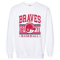 Atlanta Brave Baseball 1872 Team Supporter Garment-Dyed Sweatshirt