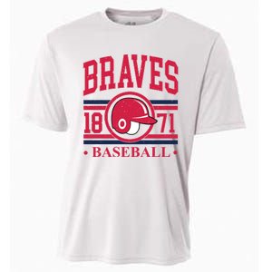 Atlanta Brave Baseball 1872 Team Supporter Cooling Performance Crew T-Shirt