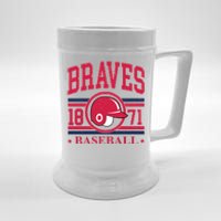 Atlanta Brave Baseball 1872 Team Supporter Beer Stein