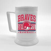 Atlanta Brave Baseball 1872 Team Supporter Beer Stein