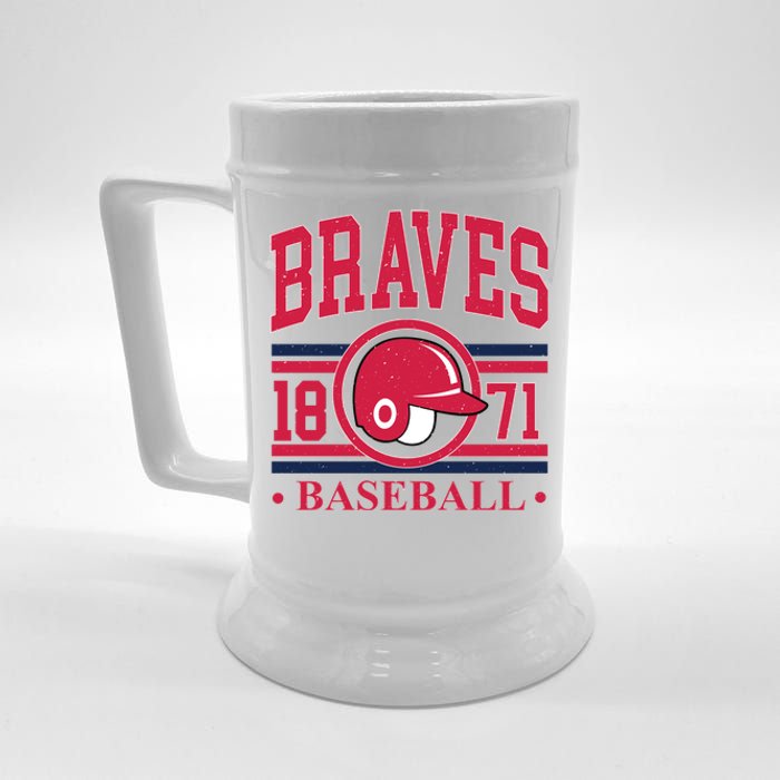 Atlanta Brave Baseball 1872 Team Supporter Beer Stein