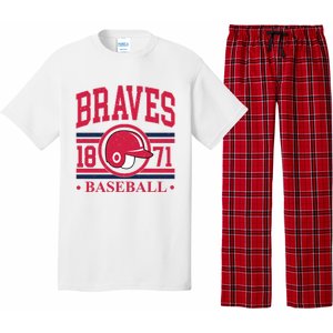 Atlanta Brave Baseball 1872 Team Supporter Pajama Set