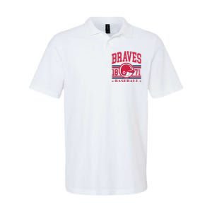 Atlanta Brave Baseball 1872 Team Supporter Softstyle Adult Sport Polo