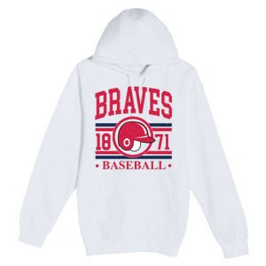 Atlanta Brave Baseball 1872 Team Supporter Premium Pullover Hoodie