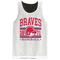 Atlanta Brave Baseball 1872 Team Supporter Mesh Reversible Basketball Jersey Tank