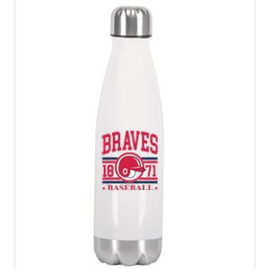 Atlanta Brave Baseball 1872 Team Supporter Stainless Steel Insulated Water Bottle