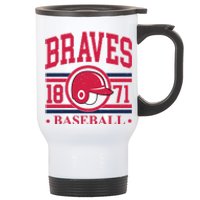 Atlanta Brave Baseball 1872 Team Supporter Stainless Steel Travel Mug