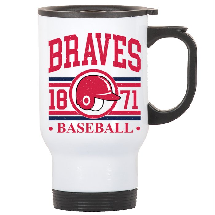 Atlanta Brave Baseball 1872 Team Supporter Stainless Steel Travel Mug