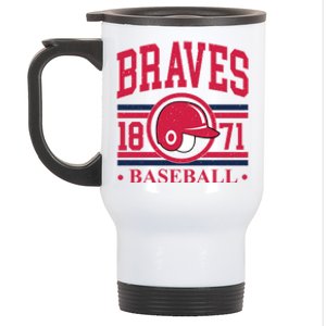 Atlanta Brave Baseball 1872 Team Supporter Stainless Steel Travel Mug