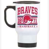 Atlanta Brave Baseball 1872 Team Supporter Stainless Steel Travel Mug